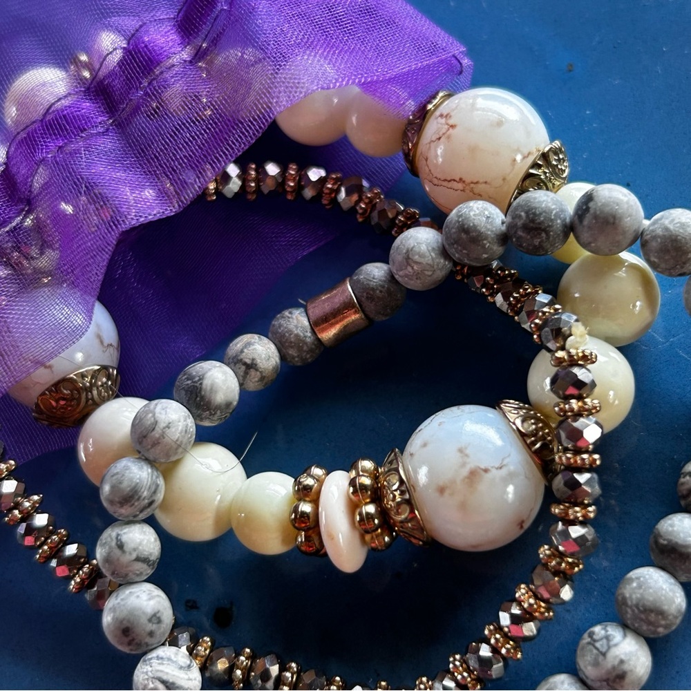 Set of Beaded Bracelets